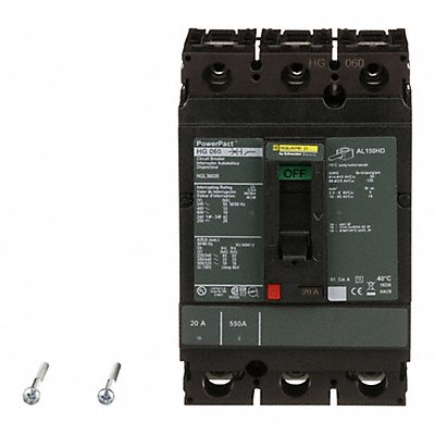 Circuit Breaker 20A 3P 600VAC HG