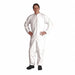 D1428 Collared Coveralls Whte 3XL Elastic PK25