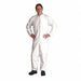 Collared Coveralls White L Elastic PK25