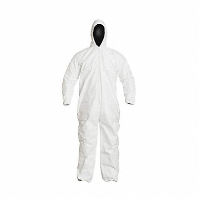 D1429 Coveralls L Wht Tyvek IsoClean PK25