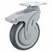 Quiet-Roll Medical Plate Caster Swivel