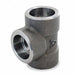 Tee Forged Steel 3 in Pipe Size Socket