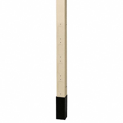 Service Pole Ivory 12 ft 2 L 2.13 W