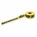 Barricade Tape Yellow/Black 1000ft x 3In