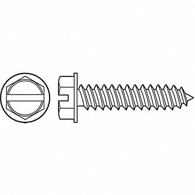 Scrw Sz #14 Zinc 3/4 L PK385