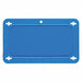 Blank Tag Plstc 2 1/5in H 3 5/7in W Blue