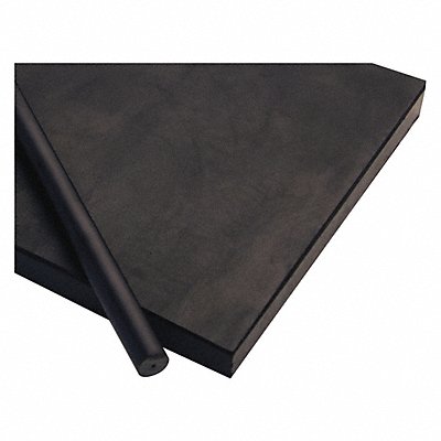 K6712 Plastic Rod PEEK 1/2 Dia 1ftL Black