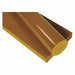 PlstcSheet PAI 6 x6 0.375 T Ambr Opaque