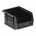 Hang and Stack Bin Black PP 3 in