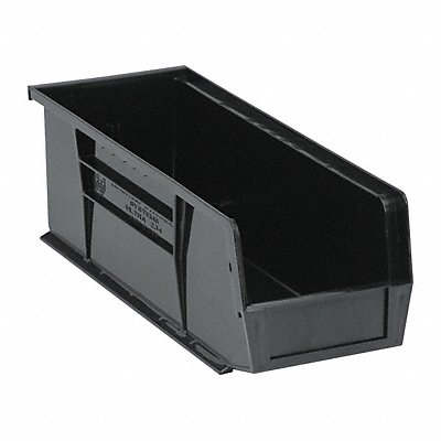 Hang and Stack Bin Black PP 5 in