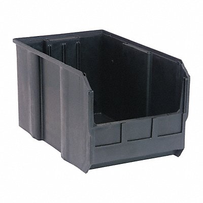 Hang and Stack Bin Black PP 10 in