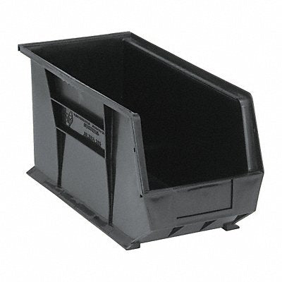 Hang and Stack Bin Black PP 9 in