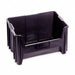 G2987 Bin Black Polyethylene 12 7/16 in