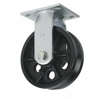 V-Groove Track-Wheel Plate Caster Rigid
