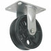 V-Groove Track-Wheel Plate Caster Rigid