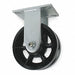 V-Groove Track-Wheel Plate Caster Rigid
