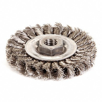 Knot Wire Wheel Brush Threaded Arbor