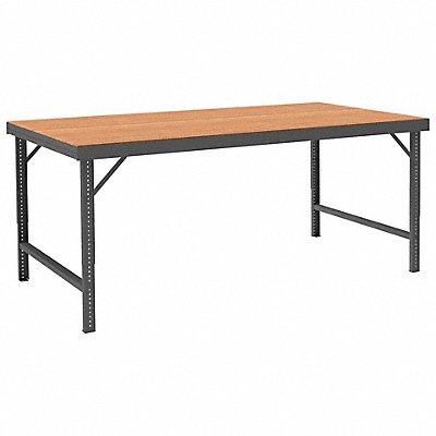 Adj. Work Table Particleboard 72 W 36 D