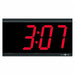 Wall Clock Digital Electric Black