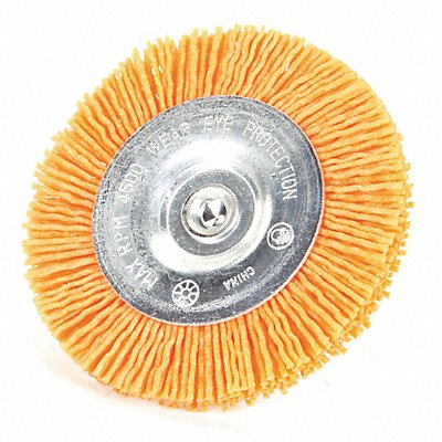 Wire Wheel Brush 3 1/4 4 500 RPM