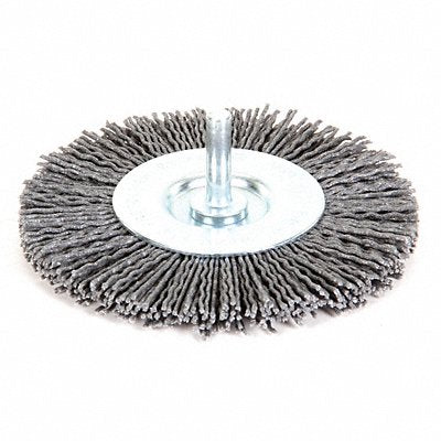 Wire Wheel Brush 4 in 1/4 in 4 500 RPM