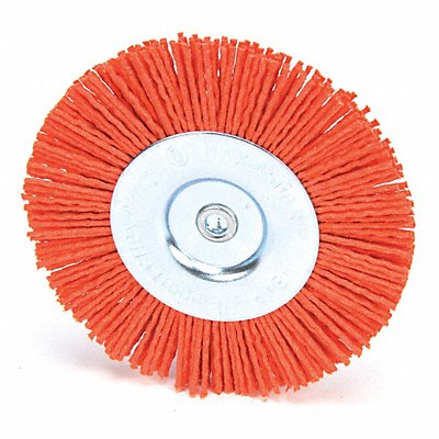 Wire Wheel Brush 4 in 1/4 in 4 500 RPM