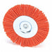 Wire Wheel Brush 4 in 1/4 in 4 500 RPM