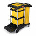 Microfiber Janitor Cart 44 H 34 gal Cap.