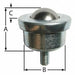 Ball Transfer Threaded Stud 5/8 Ball D