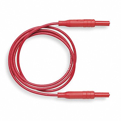 Test Lead 60 in L Red 1000VAC