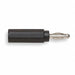 Banana Jack to Plug Adapter Black