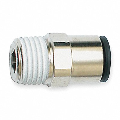 Male Connector Tube x BSPT 16mm 3/8 In