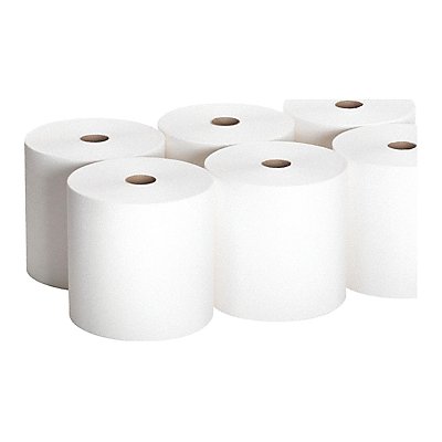 Paper Towel Roll 1000 White 26100 PK6