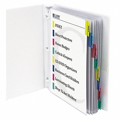 Sheet Protector Set 8 Tab Multicolor PK8