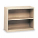 Welded Steel Bookcase 28in 2 Shelf Putty