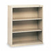 Welded Steel Bookcase 40in 3 Shelf Putty