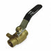 Brass Ball Valve Inline Sweat 3/4 in