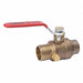 Brass Ball Valve Inline Sweat 1 in