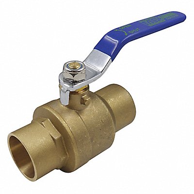 Brass Ball Valve Inline Sweat 1-1/2 in