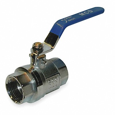 CP Brass Ball Valve Inline FNPT 3/8 in