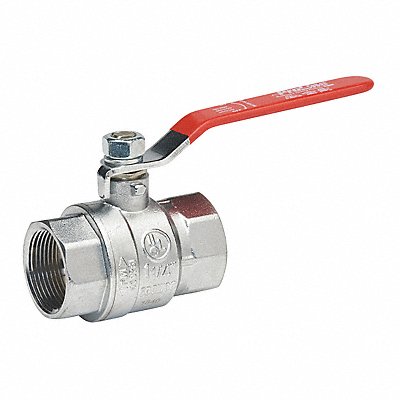 CP Brass Ball Valve Inline FNPT 1-1/4 in