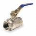 CP Brass Ball Valve Inline FNPT 1 in