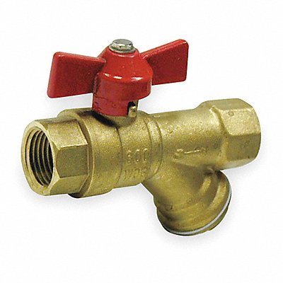 Ball Valve Brass 3/4 In NPT F x F