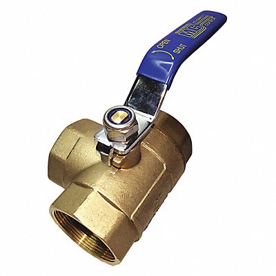 Brass Ball Valve 3-Way FNPT x FNPT 1 in