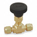 Needle Valve Straight Brass 1/4 In.