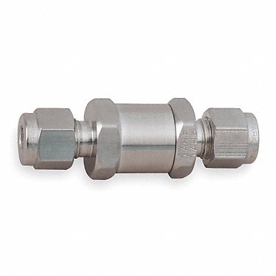 Poppet Check Valve 316 SS 3/8 Comp.