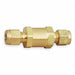 Poppet Check Valve Brass 3/8 Comp.