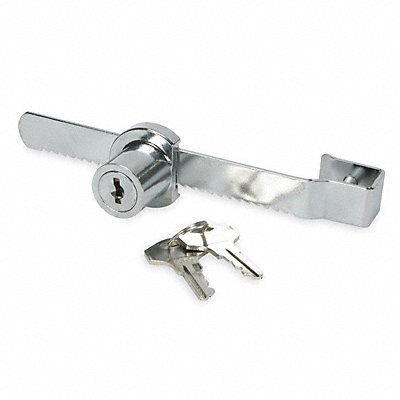 Sliding Showcase Lock Chrome Keyed Diff