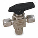 SS Ball Valve 3-Way Comp 1/8 in