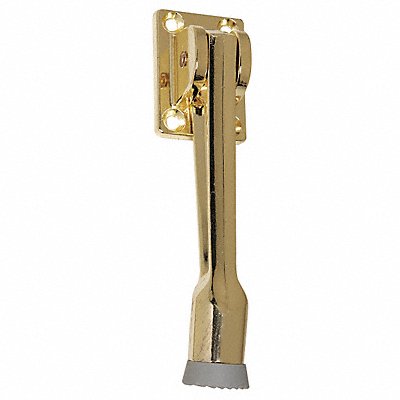 Lever Door Holder Pol Brass Cast Brass